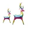 Inflatable Christmas Sleigh Balloon Deer Elk Aluminum Film Balloon Christmas Elk Balloon  New Year