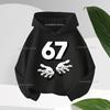 Long Sleeve Graphic Funny 67 Cute Children's Hoodies Hooded Sweatshirt Casual Fashion Novelty Fleece Boy Girl Kid Warm Pullover