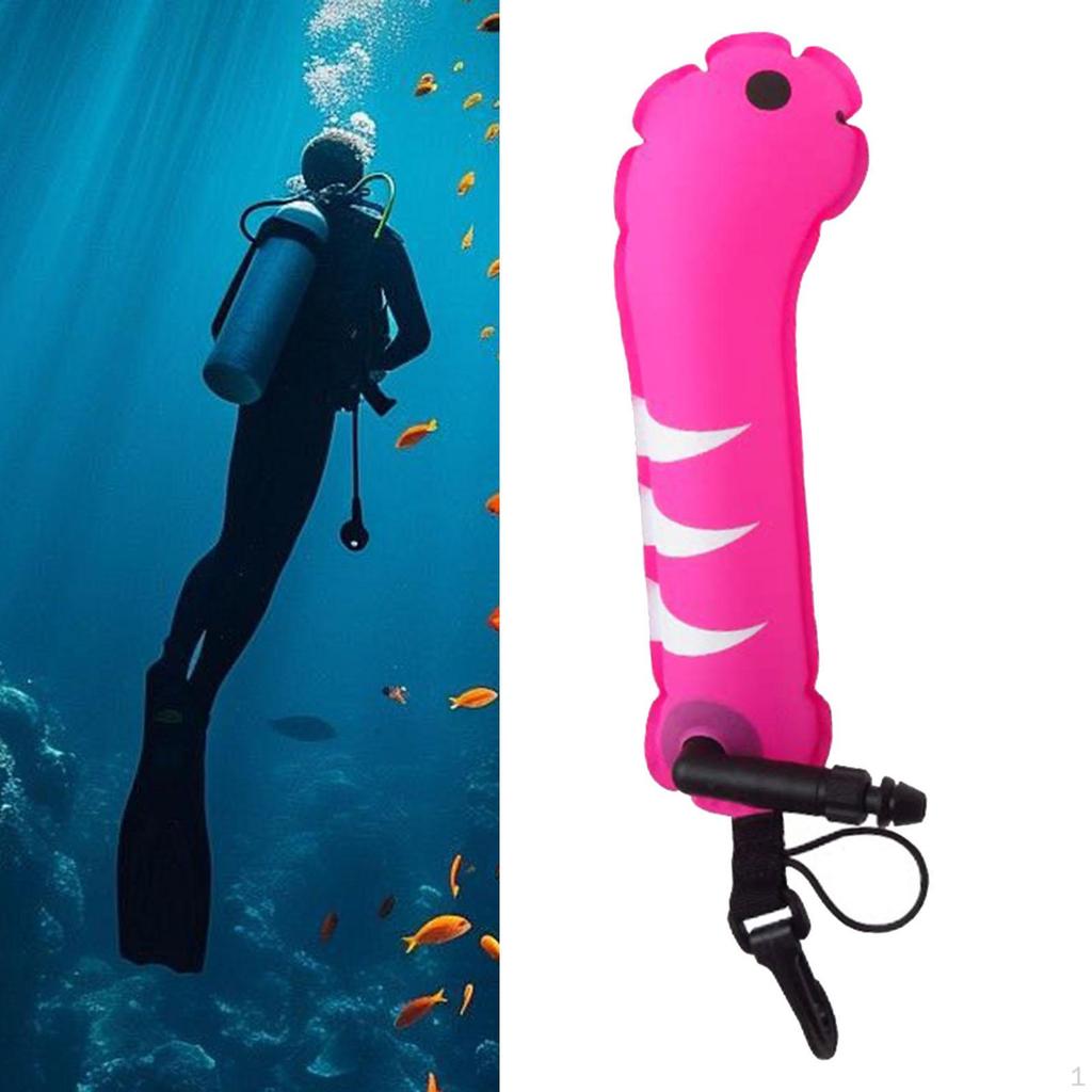 Bolla Segnalatrice di Superficie per Immersioni Gonfiabile Gonfiaggio Facile, ,SMB per Attrezzatura Subacquea