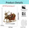 Rotating Christmas Carousel 2D Acrylic Standee - Festive Gift & Home Decoration