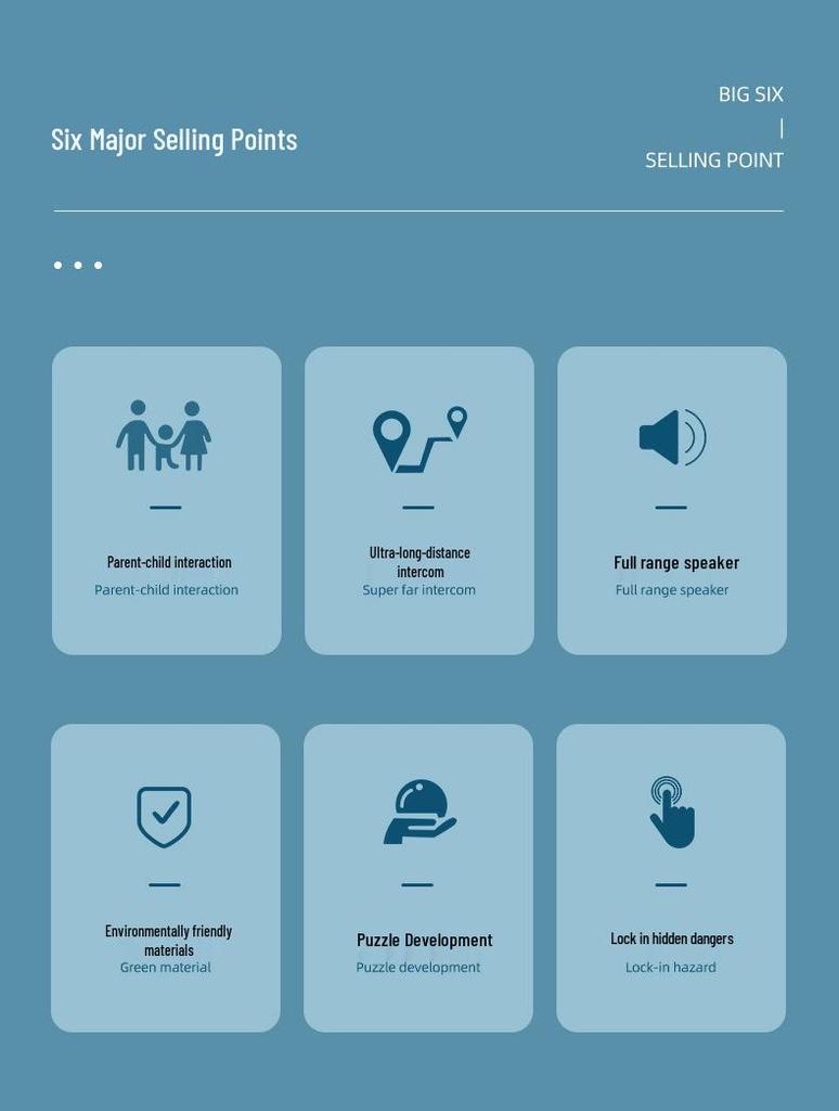 3KM USB Rechargeable Parent-Child Walkie Talkie Toy