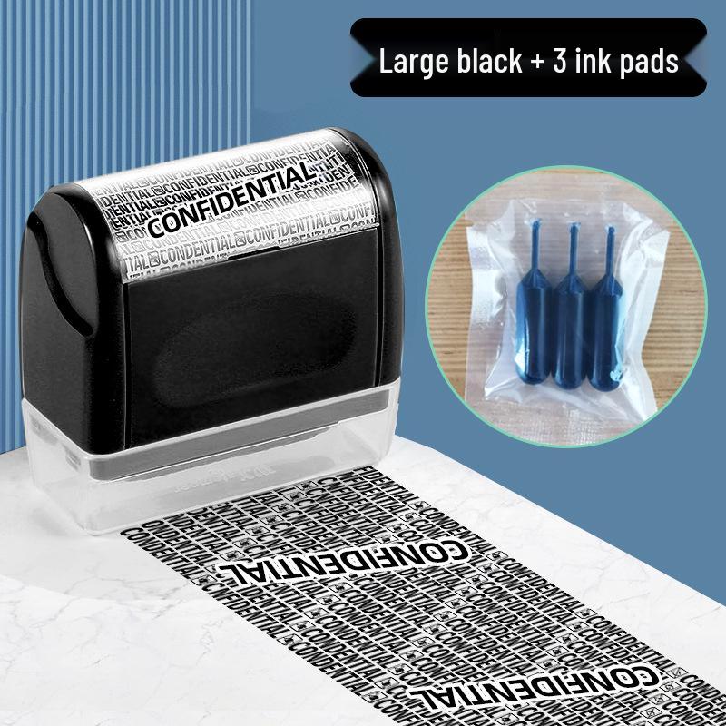 Roller Privacy Stamp with Anti-Leakage Cover