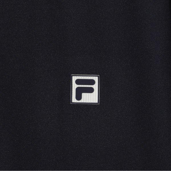 Fila SpliT Unipolispan Henley Neck Half Zip ShorT Sleeve T shirT