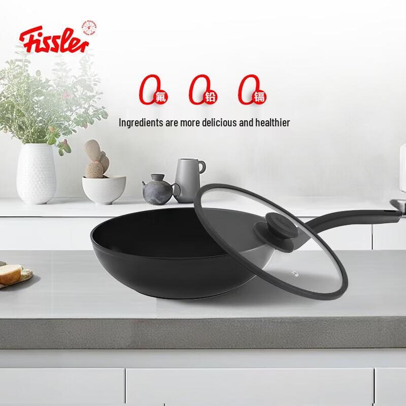 Fissler Ci An 28cm Ceramic Non-Stick Frying Wok
