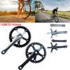 Aluminum Alloys Cranks Suit Durability Bike Crankset Bottom Brackets Cranks for Mountain Biking Event