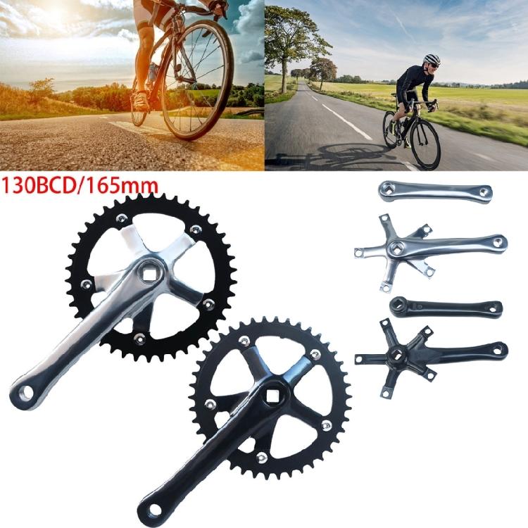 Aluminum Alloys Cranks Suit Durability Bike Crankset Bottom Brackets Cranks for Mountain Biking Event