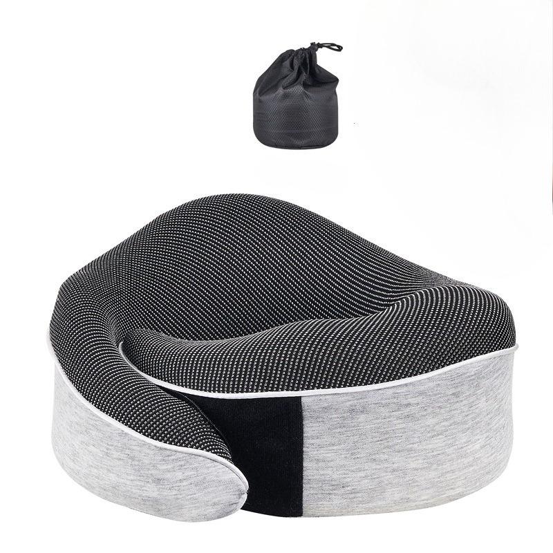 Travel Neck Pillow, Memory Foam U-shaped Pillow,Healthcare Memory Foam Neck Cervical Airplane Pillow Neck Cushion