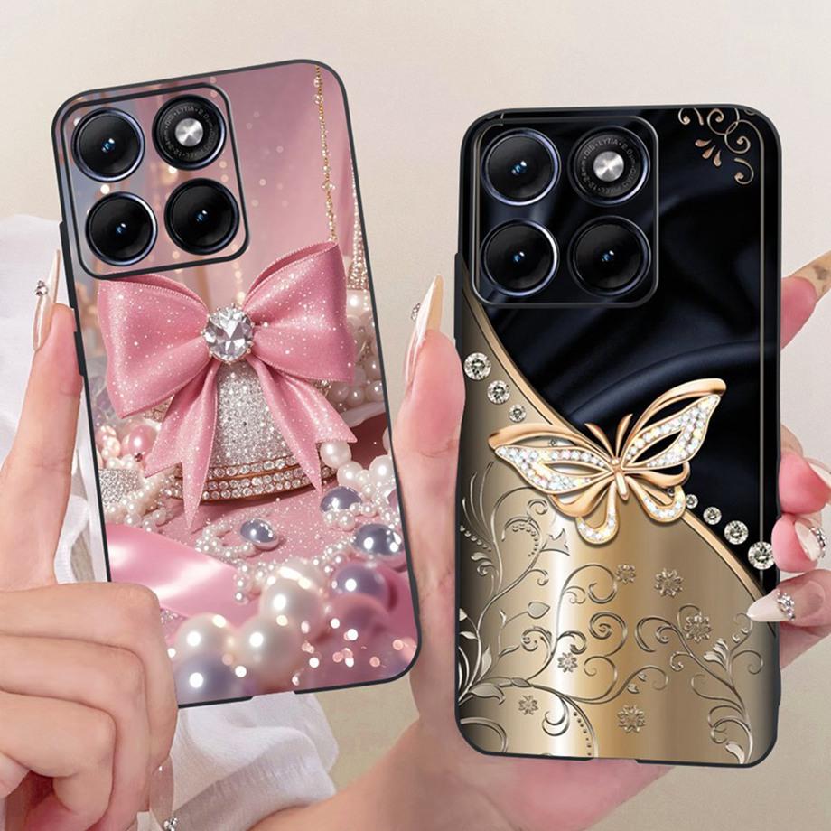 Flower Cartoon Fashion Design Phone Case For Motorola Moto Edge 70 Fusion Fusion+ Plus Funda Soft Silicone Shockproof Back Cover