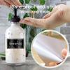 36PCS Bathroom Organizing Labels - Preprinted Waterproof Organization Labels for Glass Plastic Bottles, Hand Soap, Shampoo and Conditioner - Oil