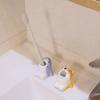 Cartoon Animal Toothbrush Holder Resin Bathroom Organizer Stand for Toothbrushes Paste Adorable Desk Decor for Sink Countertop Multi-Purpose Storage