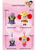 HUGKIS Powerpuff Girls Princess Morbucks & Mojo Jojo Villain Plush Keychain Set