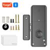 Home Tuya Smart Door Lock Handle Hidden Anti Theft Electronic Keyless Lock Security Entry IC Card Unlock For Wooden Door