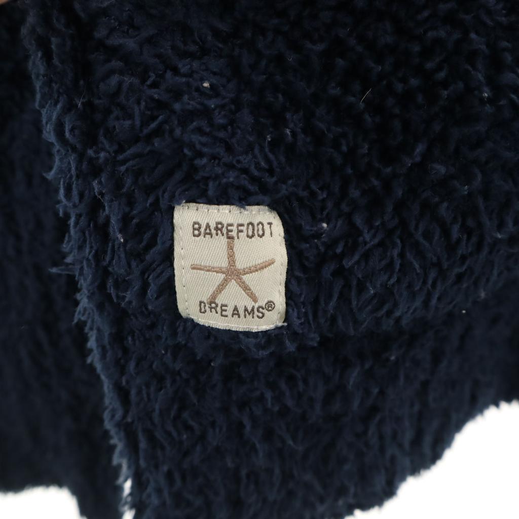 BAREFOOT DREAMS Long Sleeve Zip Hoodie M Navy Women Used