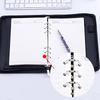 A5 Padfolio File Folder Document Bag with Calculator Zipper Fichario Binder Notebook Briefcase Executive Spiral 6 Ring Note Book