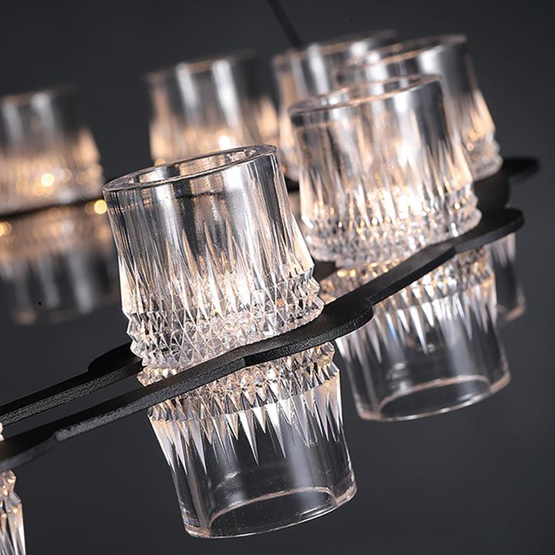 Postmodern Minimalist Chandelier for Living Room, Restaurant, or Bedroom - Italian Round Ring Design