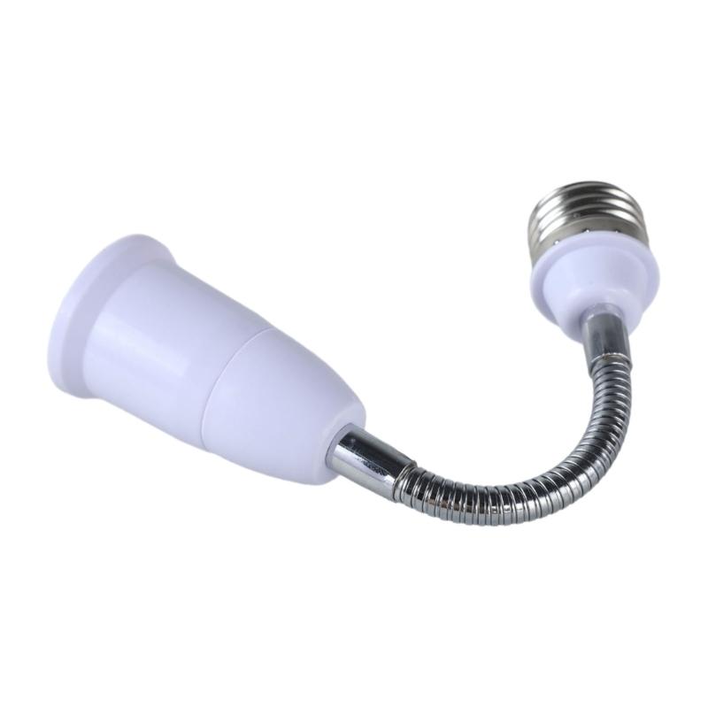 Adjustable E27 To E27 Light Bulb Socket Extension, Flexible Goosenecks Lamp Adapter, Home Lighting