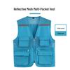 Children's Custom Multi-Pocket Mesh Activity Vest with Logo for Summer