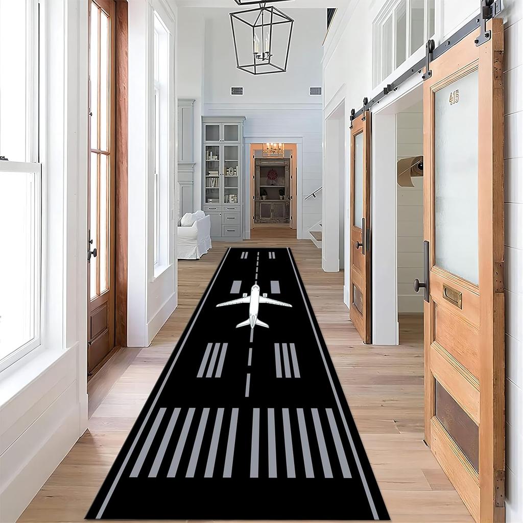 Airport Hallway Runner Rug Interior Area Mat Home Decoration Children Bedside Long Carpet Living Room Entrance Doormat