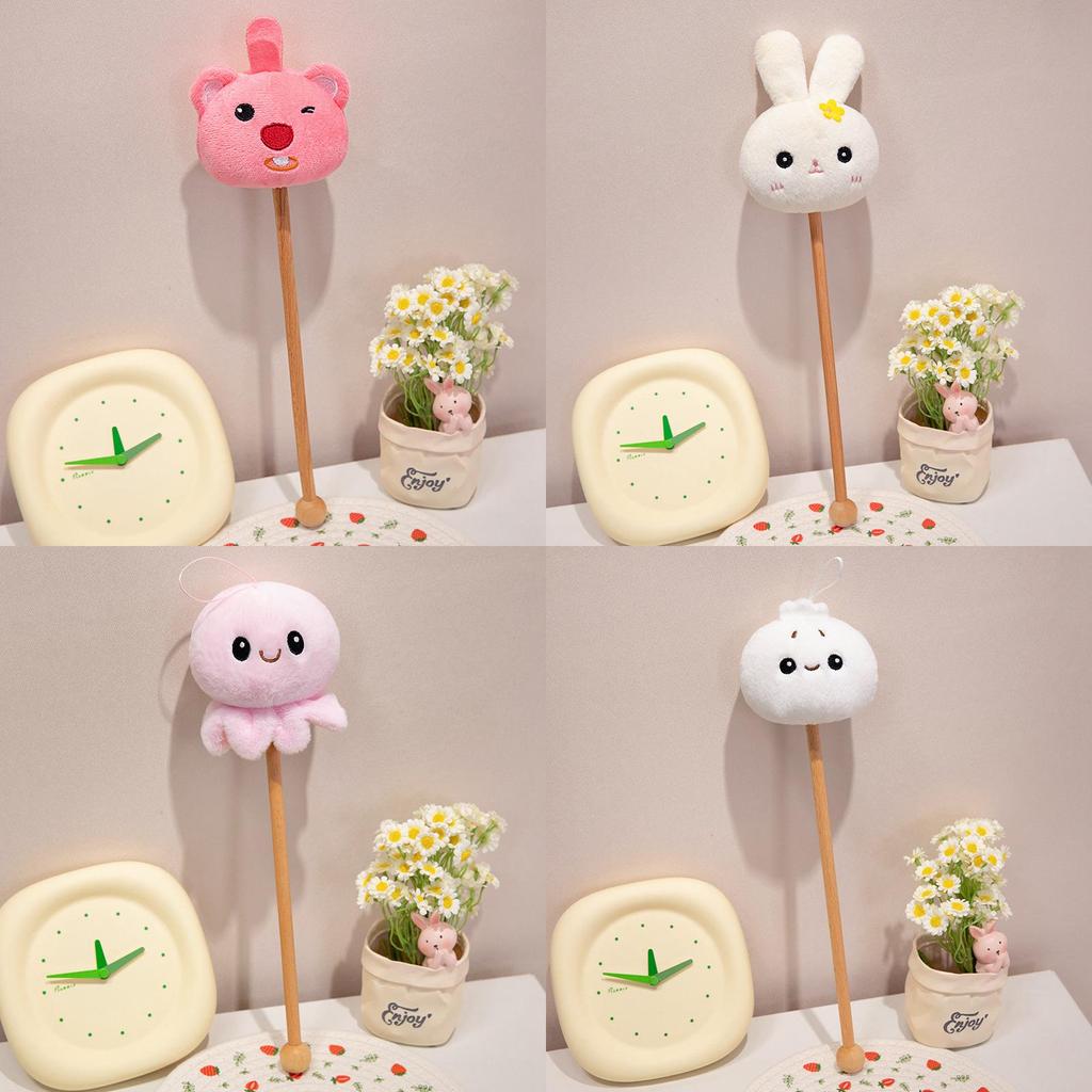 Big Mouth Animal Plush Toy Stick Cute Practical Girl Pendant Hammer Stick Doll