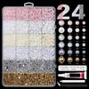 Premium Resin Nail Art Gems Pearls Style Flat Back Rhinestones For Professional Or Home Manicure Flatback Gems