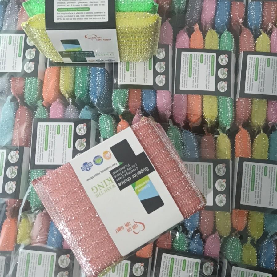 Magic Sponge Wipe: Durable Steel Wire Dishwashing Sponge for Stain & Oil Film Removal