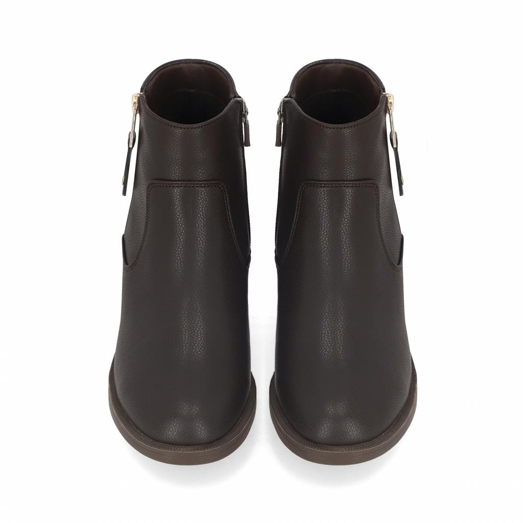 Elcanto Maz Women'S Side Zipper Detail Ankle Boots 4.5Cm Lcwa21M34V