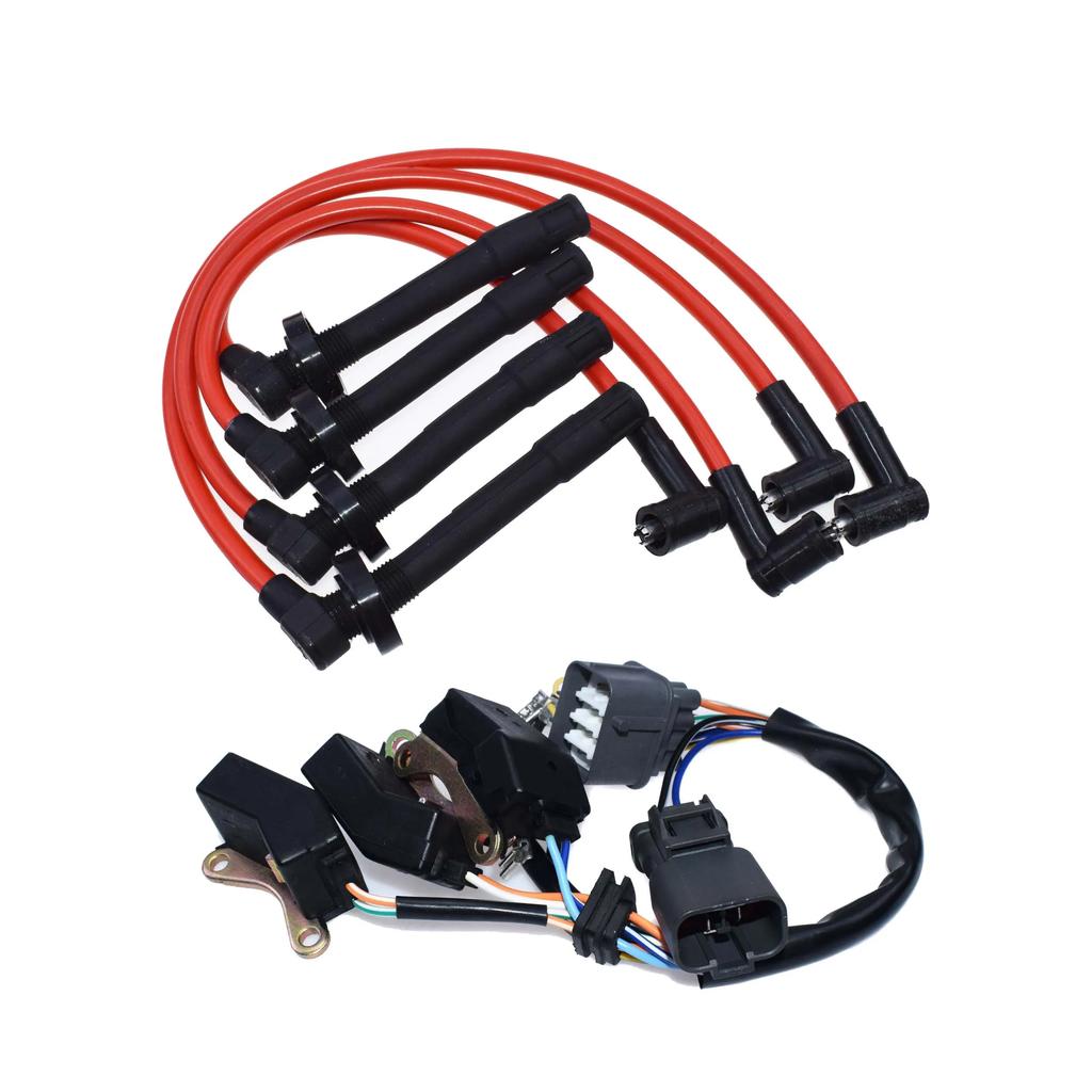 Ignition Distributor Cap Motor or Wires or Connector Plug Harness For Honda Civic 1.5L 1.6L 1992 1993 1994 1995 Engine D15 D16
