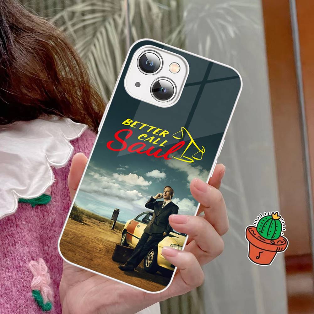 

B-Better Call Saul Tempered Glass For Iphone 14 13 12 11 Pro Mini XS MAX 14Plus X XS XR Cover iphone 12 mini