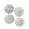 75g Plastic Mooncake Stamps Lotus Shaped Mooncake Moulds Festival DIY Hand Press Mooncake Cutters Pastry Decoration Tool