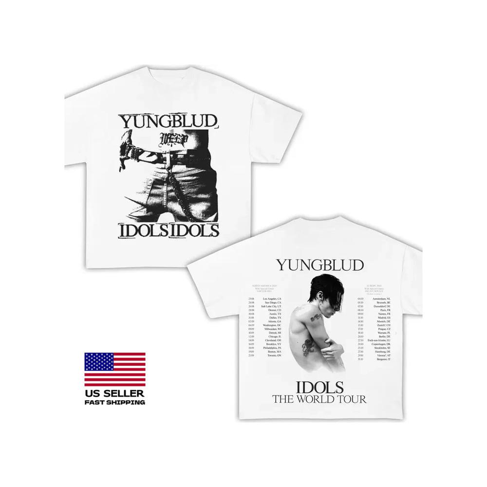 Yungblub Shirt, New Album IDOLS Tour, Yungblud Merch, Rock Concert Unisex T-Shirt S
