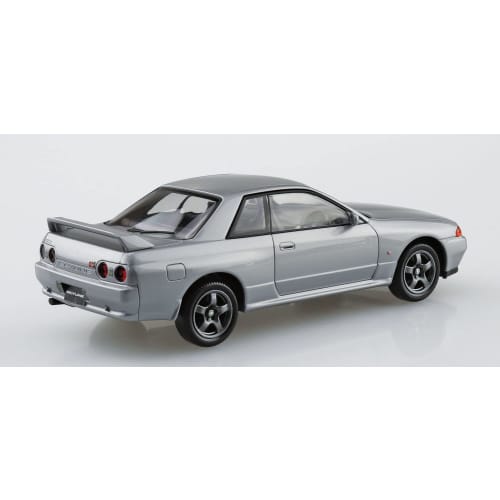 Aoshima Bunka Kyozai (AOSHIMA) 1/32 The Snap Kit Series Nissan R32 Skyline GT-R Spark Silver Pre-Colored Plastic Model Kit 14-D