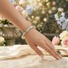 Exquisite Oil Drop Bracelet Zinc Zinc Zinc Alloy Chinese Style Bracelet Floral Bracelet  Party Jewelry