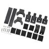 Light Bar Mount Kit 30mm 360 Degrees Rotating Light Bar Bracket ATV UTV Roll Bar Clamp Kit