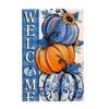 Harvest ThanksgivingGarden Flag 12x18 Inch Double Sided for Courtyard Outdoor Welcome Flag Decoration (Excluding Flagpole)