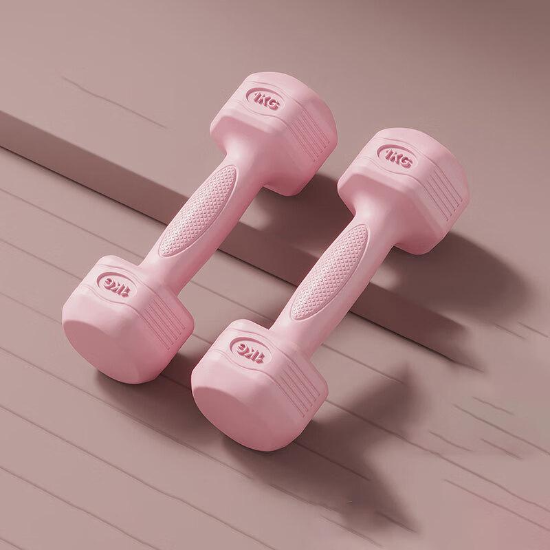Cement-Coated Dumbbell Set