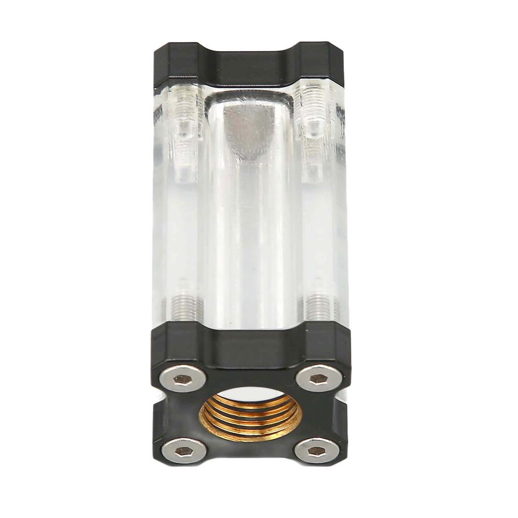 Water Cooling System Filter 40 Mesh Single Sided Filter Computer Water Cooling System Brass Acrylic G1/4 Thrd Liquid Filter