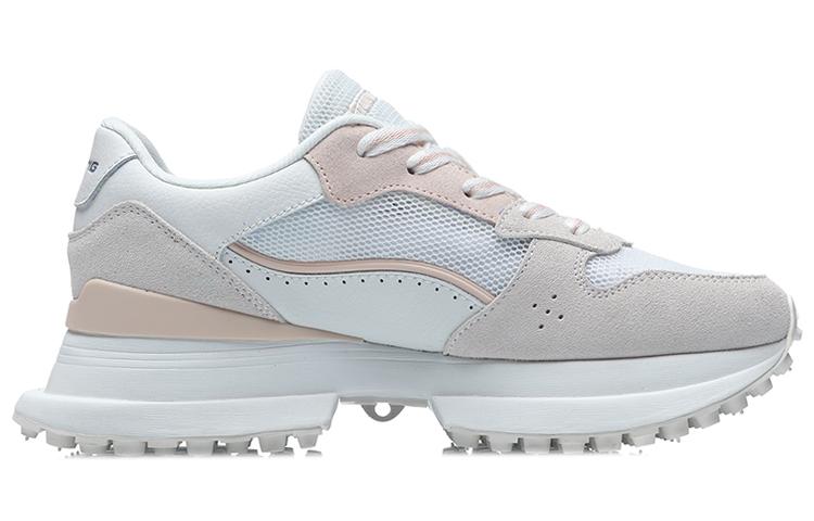 Li Ning CF Casual Shoes Women's Low Top White/Pink AGCR210-1