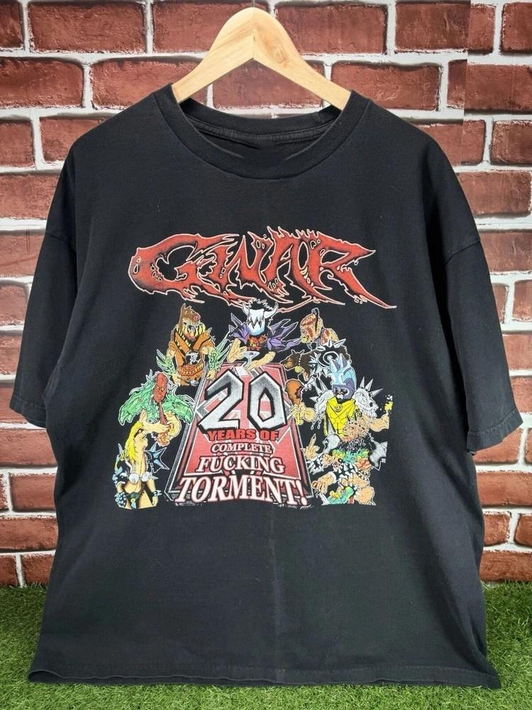 Vintage 2005 Y2K GWAR Heavy Rock Band 20th Anniversary Tour T-Shirt RARE Unisex T-Shirt L