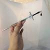 Vintage Chinese Hair Stick with Long Lasting Sword Elegant Pendant Alloy Hair Chopsticks for Cheongsam Han Clothes Dress