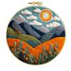 CHENISTORY DIY Wool Needle Felting Kit Creative Felt Landscape Picture Creative Felting Painting Handmade For Beginners Set