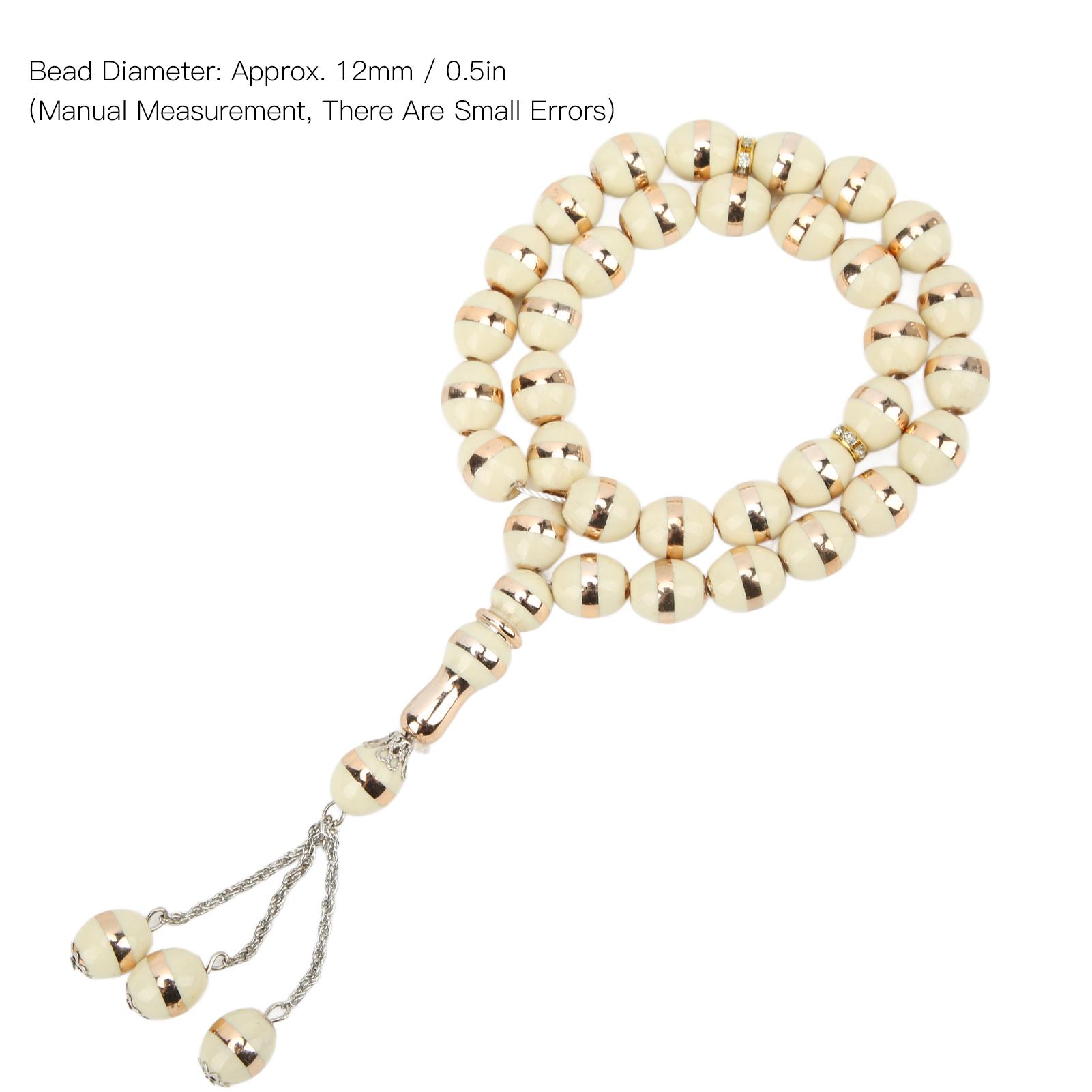 Beads Rosary 33 Grains Exquisite Unique Pattern Religious Article Worship Prayer Supplies
