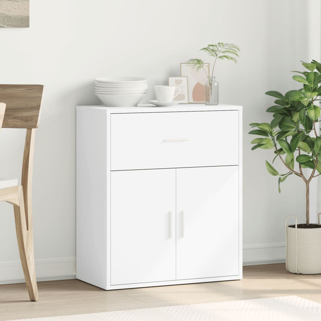 Vidaxl Cabinet, White, 60X31X70 Cm, Wood-Based Material