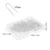 200Pcs Boxed packaging U-shaped Pins U-shaped design Fabric Fastening Pins  Fabric positioning work