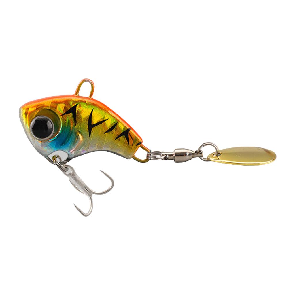 5Pcs Spinner Fishing Lures with Hook Long Cast Metal Lures Hard Metal Spinner Baits Fishing Accessories for Freshwater