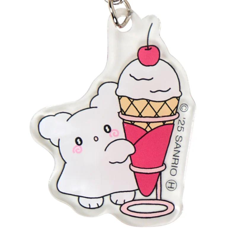Sanrio HANAMARUOBAKE 3-piece Acrylic Keychain Blue (Pastel Sweets Pop)