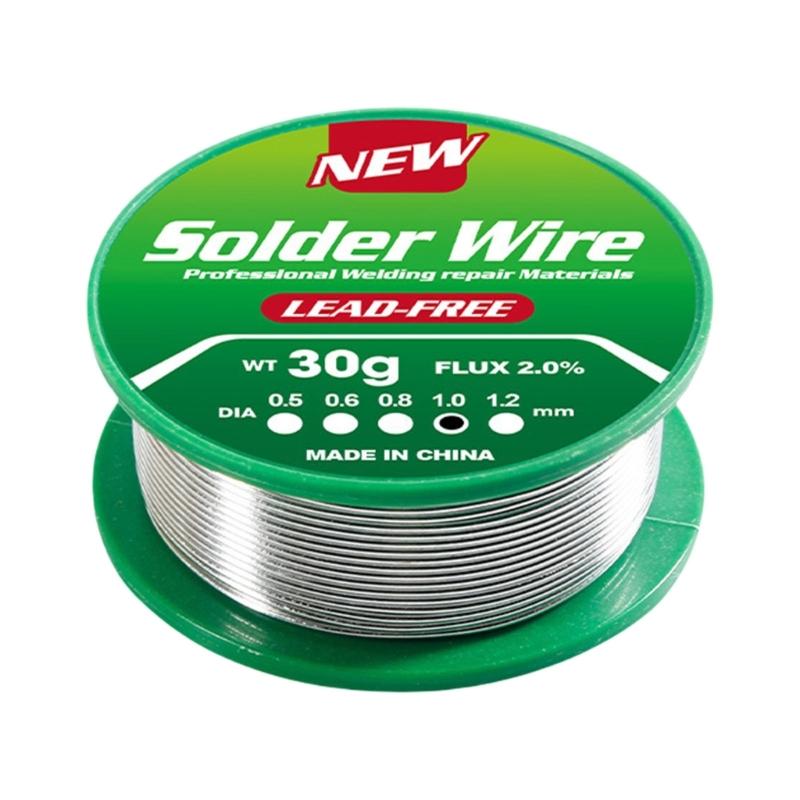0.6mm/0.8mm/1mm Diameter Conductive Soldering Wire for Electronic Component Welding Model Making Appliance Maintenance