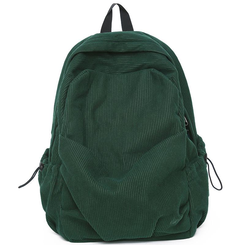 Schoolbagins retro Mori velvet schoolbag female Japanese Harajuku high school student backpack simple versatile backpack