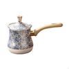 Camping Coffee Maker Featuring Lid And Anti Overflow Spout In Stainless Steel Design