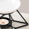 Moderne Duftlampen mit Keramikschale Metallstern Teelichthalter für Wohnzimmer oder Schlafzimmer