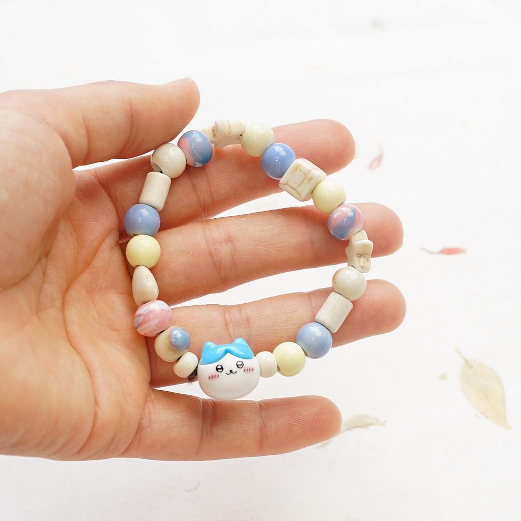 Ceramic beaded bracelet small fresh ancient style national style simple bracelet summer